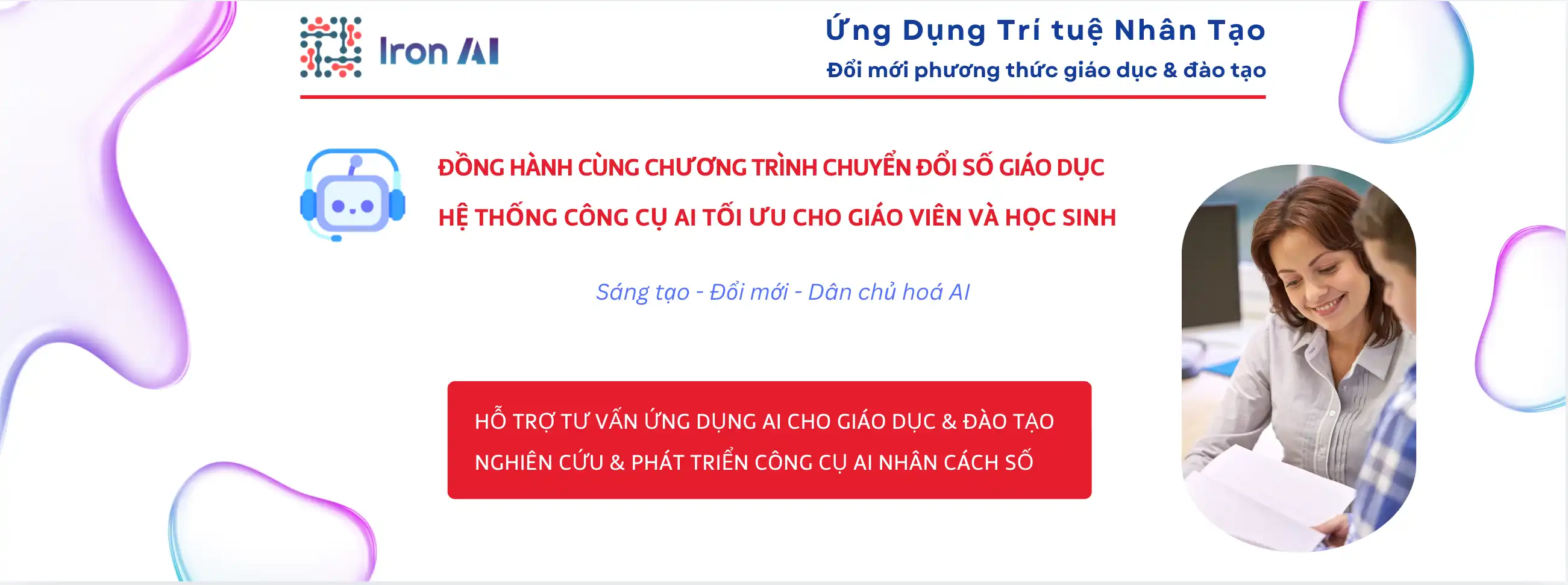 Hệ sinh thái Giáo Dục Số - IronAI