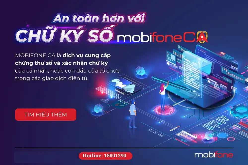 Chữ ký số MOBIFONE CA