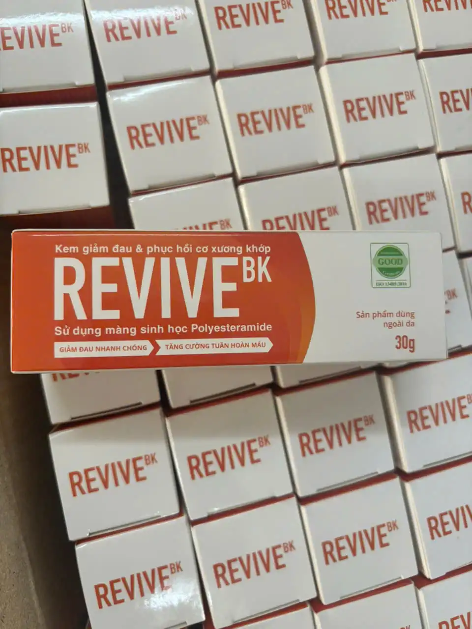 Kem giảm đau và phục hồi cơ xương khớp- REVIVE BK